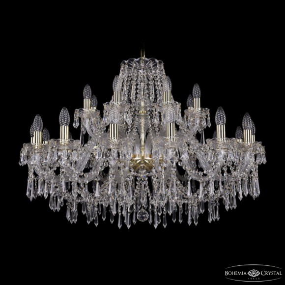 Подвесная люстра Bohemia Ivele Crystal 1403/16+8/360 G