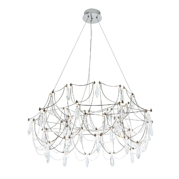 Подвесная люстра с пультом управления Modelux ML.5603.800P СН