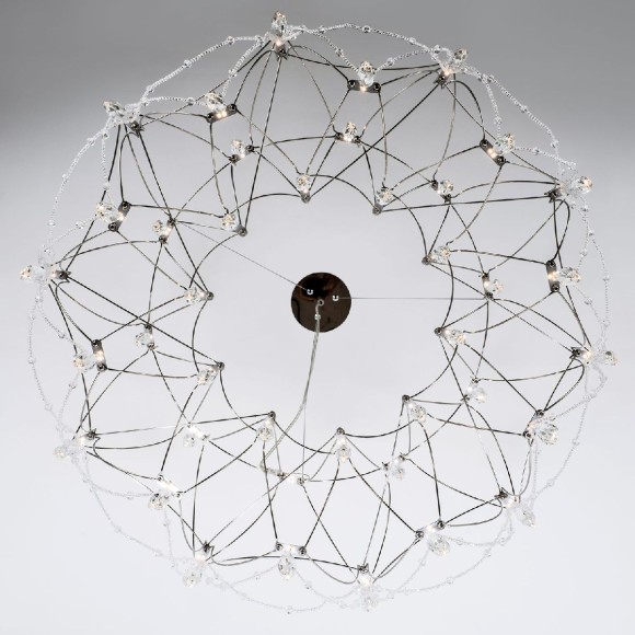 Подвесная люстра с пультом управления Modelux ML.5603.800P СН