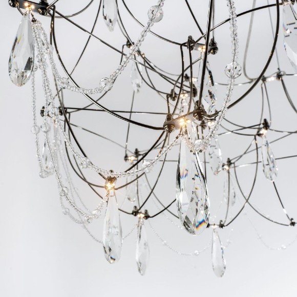 Подвесная люстра с пультом управления Modelux ML.5603.800P СН