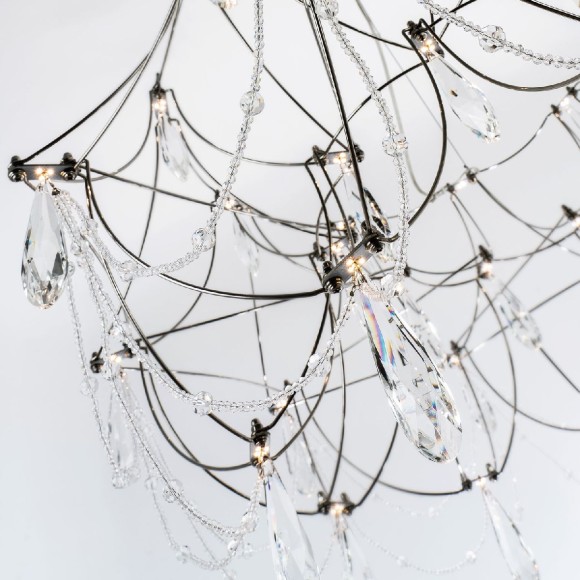 Подвесная люстра с пультом управления Modelux ML.5603.800P СН