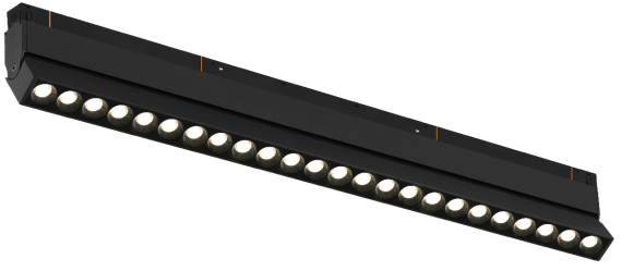 Трековый магнитный светильник iLedex Vision 4822-003-L462-24W-38DG-3000K-BK