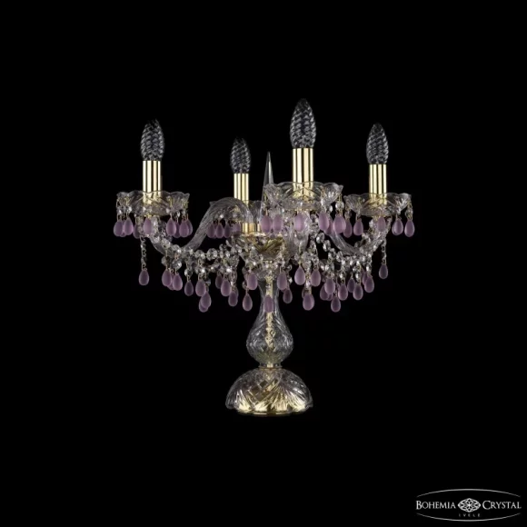 Настольная лампа Bohemia Ivele Crystal 1410L/4/141-39 G V7010 Настольная лампа Bohemia Ivele Crystal 1410L/4/141-39 G V7010
