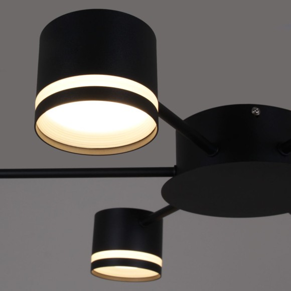 Потолочная люстра Reluce 06730-0.3-08 GX53 BK