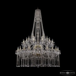 Подвесная люстра Bohemia Ivele Crystal 1413/24+12+6/460/h-185/2d Ni