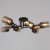 Потолочная люстра Reluce 48460-0.3-08 BK+COPPER
