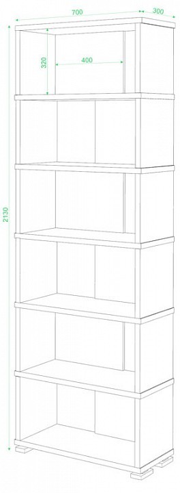Стеллаж СБ-10/6 MER_SB-10-6_KSH
