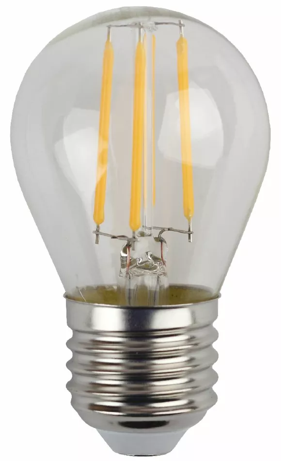 Лампа светодиодная Эра E27 9W 2700K F-LED P45-9w-827-E27 Б0047023, Теплый белый, Россия
