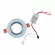 Встраиваемый светильник Fametto Luciole DLS-L208 GU5.3 CHROME/WHITE UL-00013091