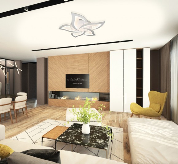 Потолочная светодиодная люстра с пультом управления Natali Kovaltseva INNOVATION STYLE INNOVATION STYLE 83002