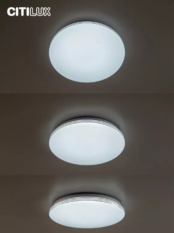 Потолочная светодиодная люстра Citilux Симпла CL714330G, 3000, 5500 Потолочная светодиодная люстра Citilux Симпла CL714330G, 3000, 5500