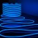 Светодиодный гибкий неон Elektrostandard 220V 9,6W 120Led 2835 IP67 односторонний синий, 50 м 4690389136542