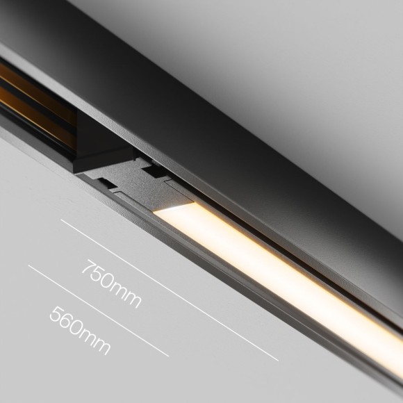 Трековый магнитный светильник Maytoni Technical Basis Exility X TR240-4-12WTW-DSZ-B