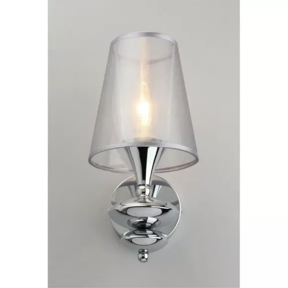 Бра Omnilux Ligure OML-67501-01, Хром, Серый, Металл, декоративные элементы крупным планом