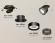Спот Ambrella Light Techno Spot XM8102541 (A2242, A2106, C8102, N8484), Хай-тек, Дымчатый