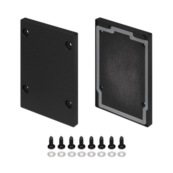 Заглушка Arlight IP-LINE-5475 BLACK глухая (Металл) 055283