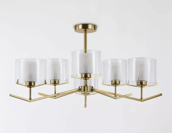 Люстра на штанге Ambrella Light High Light Modern LH57008, декоративные элементы крупным планом Люстра на штанге Ambrella Light High Light Modern LH57008, декоративные элементы крупным планом