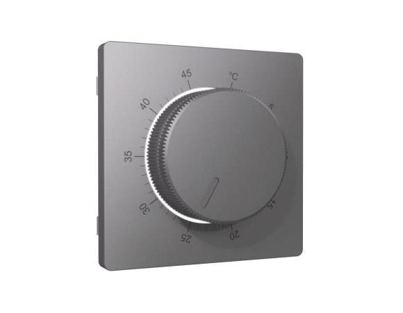 Лицевая панель Alfa (Антрацит серый) для терморегулятора теплого пола Quant Ambrella Volt AP6557