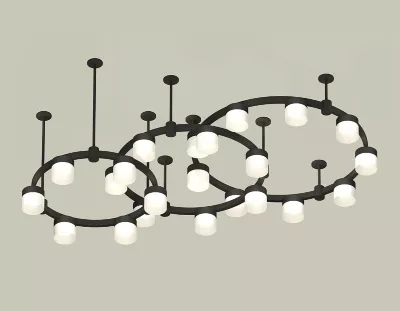 Комплект подвесного светильника Ambrella Light Techno Ring XR92222210 (A9222, A9227, C9233, C9242, C9238, C9232, N8402)