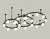 Комплект подвесного светильника Ambrella Light Techno Ring XR92222210 (A9222, A9227, C9233, C9242, C9238, C9232, N8402)