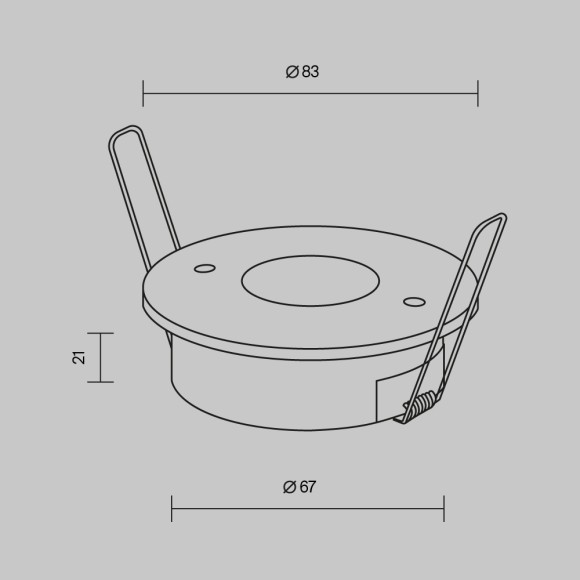 Датчик присутствия Maytoni Lighting control 727002