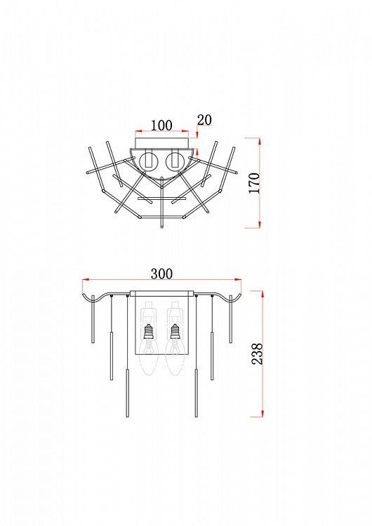 Бра Freya Porto FR5104WL-02N