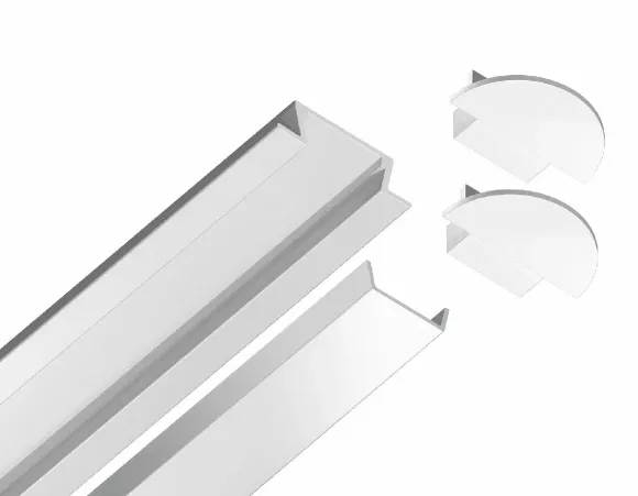 Алюминиевый встраиваемый профиль Ambrella Light Alum Profile GP1001WH