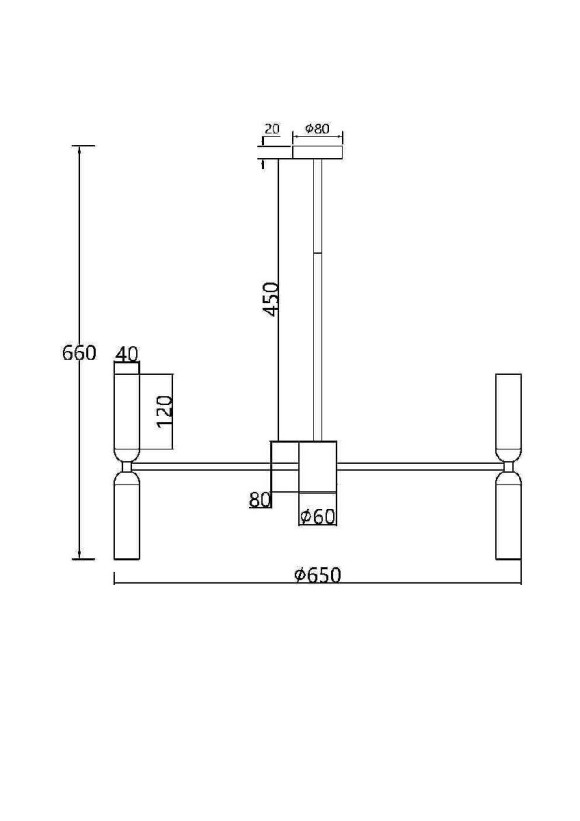 Люстра на штанге Maytoni Memory MOD177PL-12G