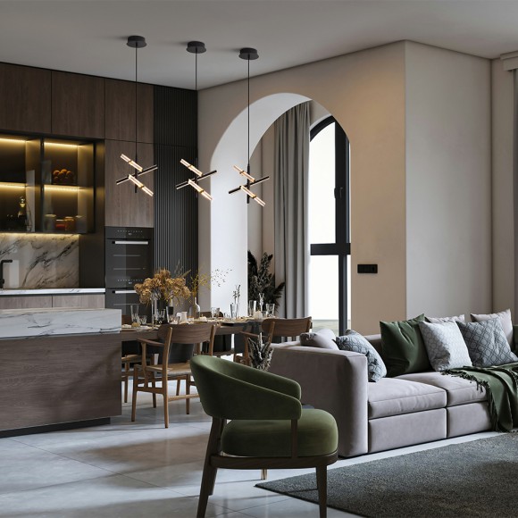 Подвесная светодиодная люстра Freya Brilliance FR5557PL-L22B1