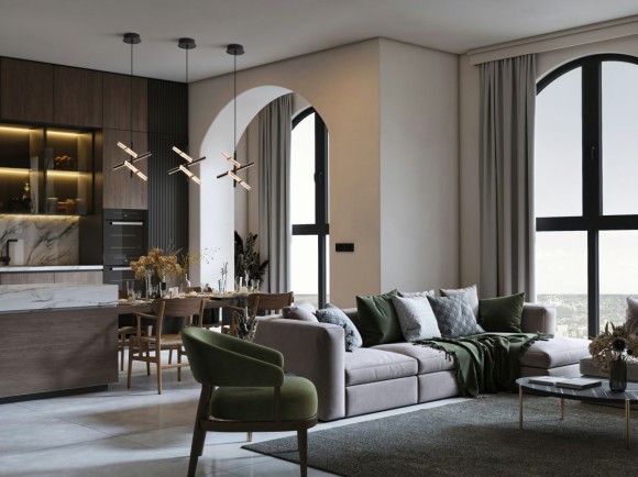 Подвесная светодиодная люстра Freya Brilliance FR5557PL-L22B1