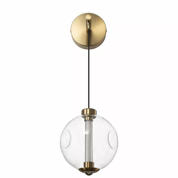 Бра Citilux Noona CL251310, Бронза, Прозрачный, Теплый белый Бра Citilux Noona CL251310, Бронза, Прозрачный, Теплый белый
