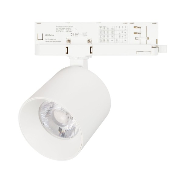 Трековый трехфазный светильник Arlight LGD-DYKE-4TR-R90-26W Day4000 (WH, 38 deg, 230V) 052286