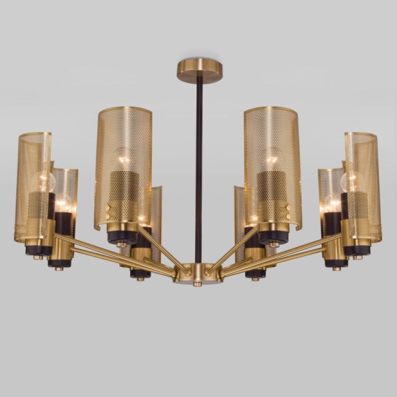 Люстра на штанге Eurosvet Grino 70139/8 латунь