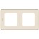 Рамка двухместная Legrand Inspiria 673941