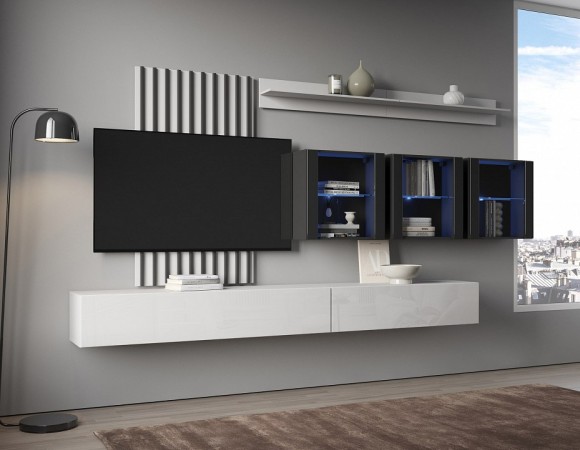 Комплект из 2 панелей настенных С рейками NKM_71778733