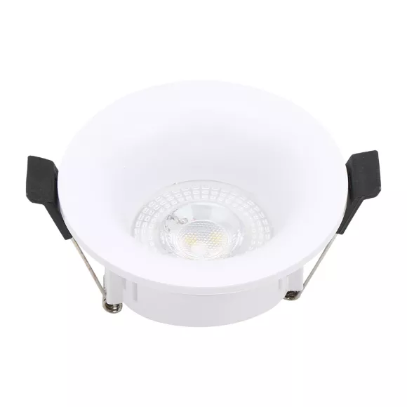 Встраиваемый светильник General GCL-MR16-R-WHITE 661284, Белый, Пластик, Современный стиль, вид сверху