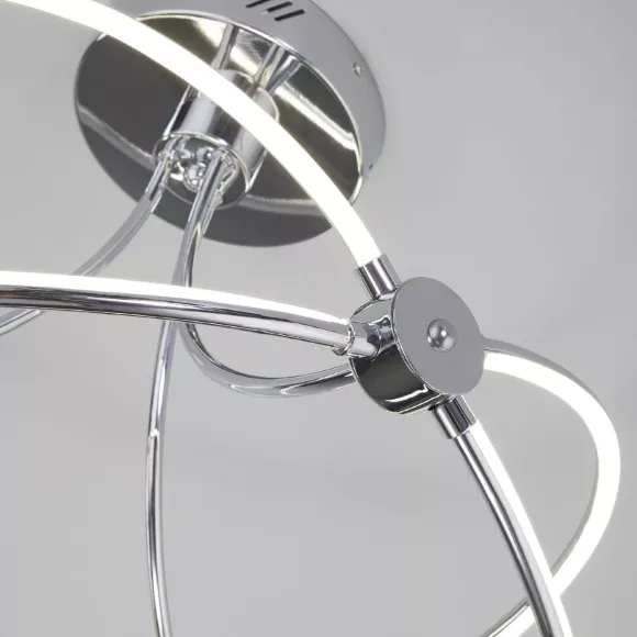 Потолочная люстра Eurosvet Petto 90246/6 хром Smart, вид сверху