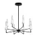 Люстра на штанге Odeon Light Fungo 5429/39L, Черный, Прозрачный, Теплый белый