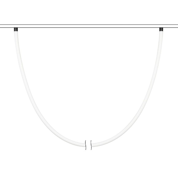 Трековый магнитный светильник Arlight MAG-ORIENT-TUBE-ELASTIC-R25-L5000-70W Warm3000 (BK, 360 deg, 48V) 044337