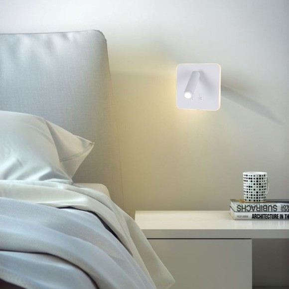 Светодиодный спот Reluce 86202-9.2-001KT LED12W WT, LED, 12W, белый