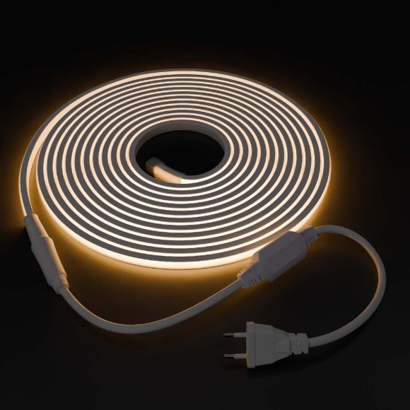 Комплект светодиодной ленты (сетевой шнур, заглушка, крепеж) Apeyron 230В COB 11Вт/м 3000К 5м IP65 10-104