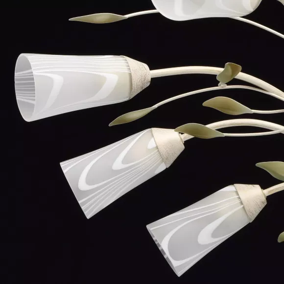 Потолочная люстра MW-Light Восторг 242015510, Теплый белый, Прованс, Бежевый