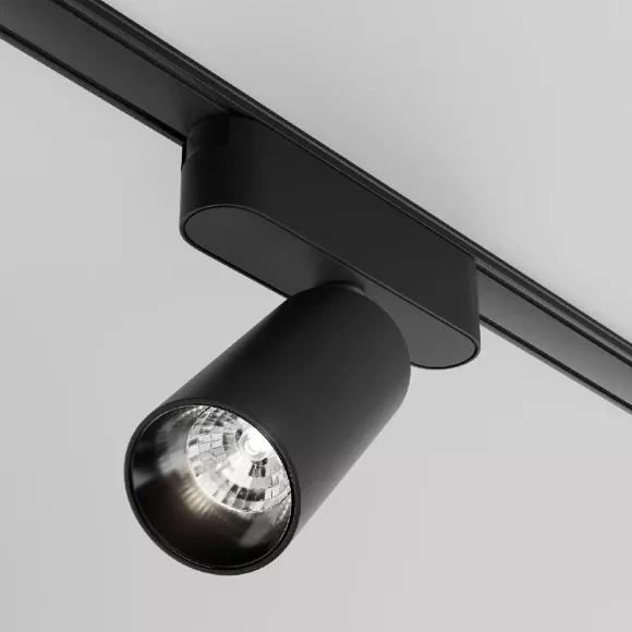 Трековый светильник Maytoni Focus LED TR103-1-12W4K-M-B, Черный, Нейтральный белый, Алюминий, вид снизу