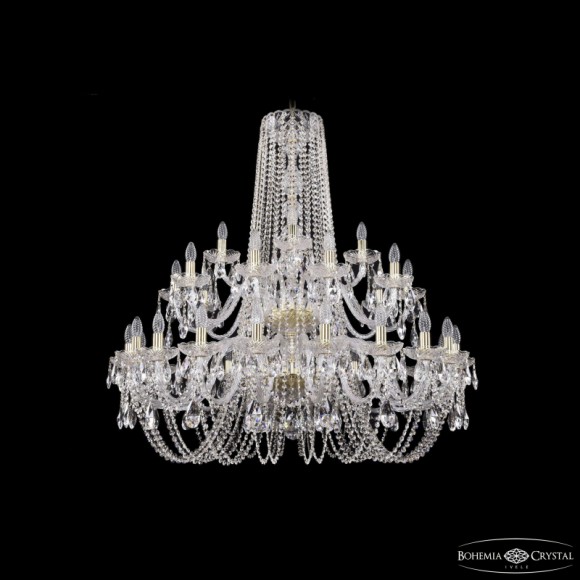 Подвесная люстра Bohemia Ivele Crystal 1402/20+10+5/400/2d G