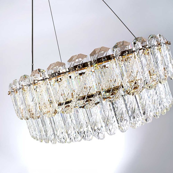 Подвесная светодиодная люстра Modelux MS.399.590 GD