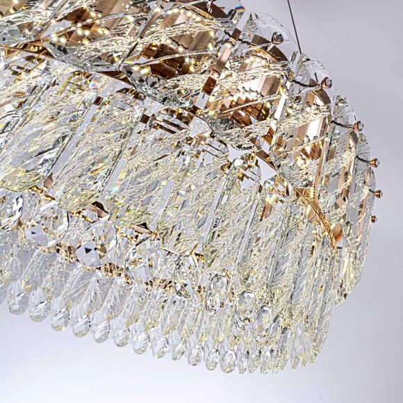 Подвесная светодиодная люстра Modelux MS.399.590 GD