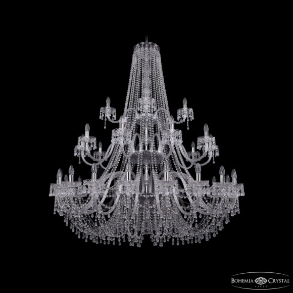 Подвесная люстра Bohemia Ivele Crystal 1410/20+10+5/530/3d Ni V0300