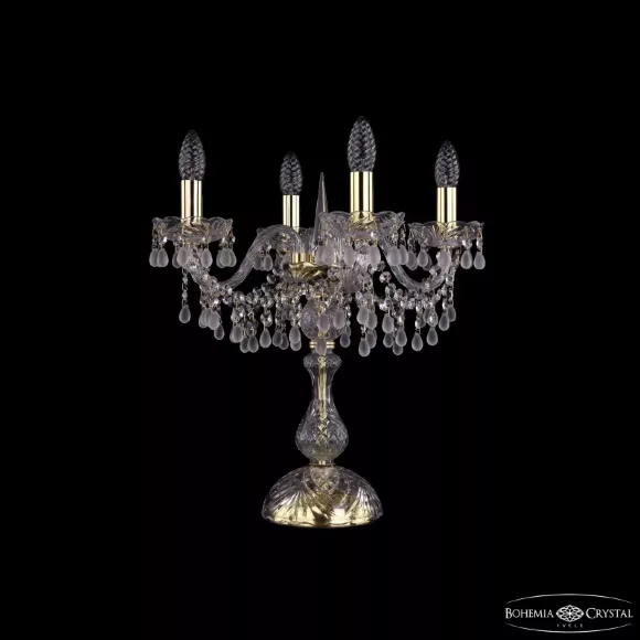Настольная лампа Bohemia Ivele Crystal 1410L/4/141-47 G V0300 Настольная лампа Bohemia Ivele Crystal 1410L/4/141-47 G V0300