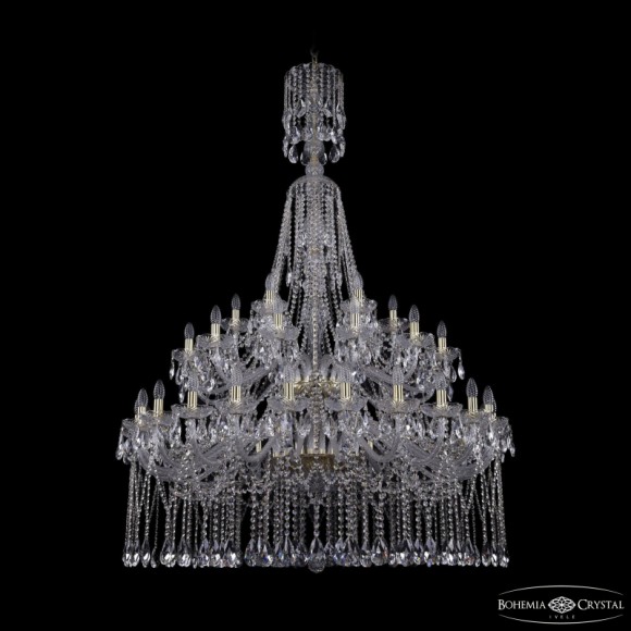 Подвесная люстра Bohemia Ivele Crystal 1413/24+12+6/460/XL-186/2d G