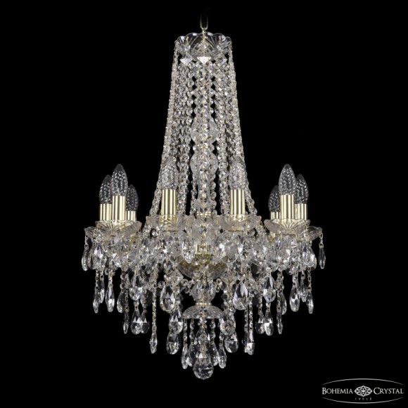 Подвесная люстра Bohemia Ivele Crystal 1415/10/165/h-70 G